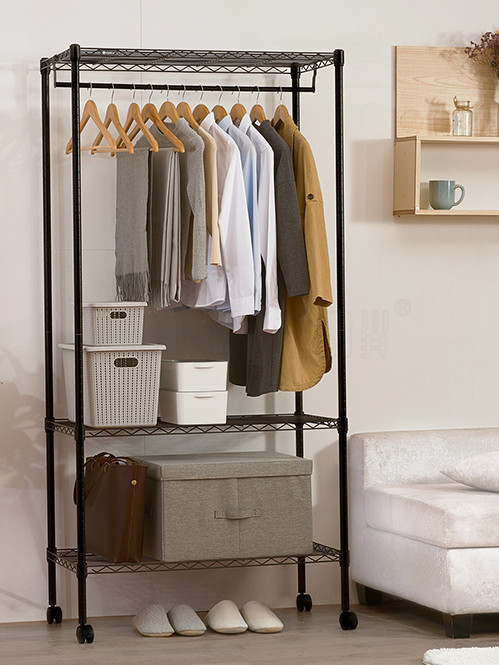 新生住校簡易衣柜-防潮防塵金屬結(jié)構(gòu)-多功能簡易衣櫥