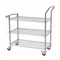 防靜電三層工作手推車_多功能配送車_工具車_廠家報價