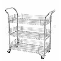 防靜電三層工作手推車_多功能配送車_工具車_廠家報價(2)