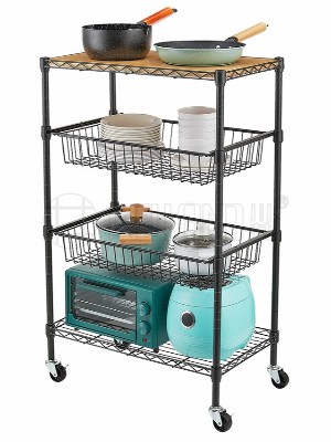 可拆卸木板拉籃抽提籃小車 可拆卸木板拉籃抽提籃小車