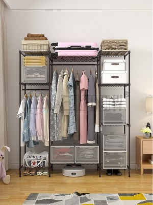 實用牛津布簡約碳鋼金屬衣柜布衣櫥 實用牛津布簡約碳鋼金屬衣柜布衣櫥