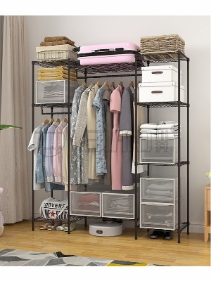 實用牛津布簡約碳鋼金屬衣柜布衣櫥 實用牛津布簡約碳鋼金屬衣柜布衣櫥