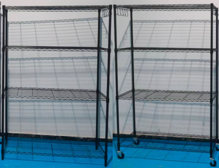 電商客戶熱銷簡易實用線網貨架加強包裝分享-川井置物架線網貨架-中山常勝