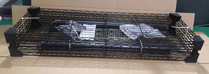 四層商用貨架加強電商包裝-川井置物架線網貨架-中山常勝 (6)