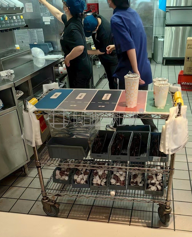 麥當(dāng)勞物料分類推車成功案例分享（1）