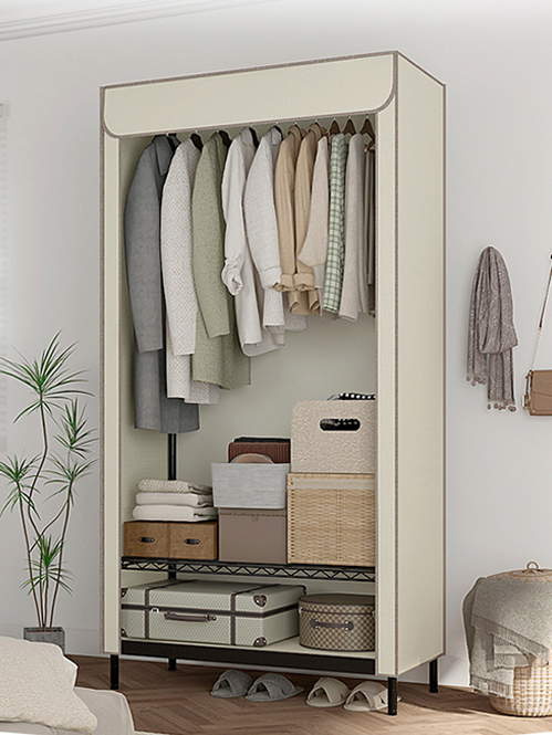 牛津衣罩三層衣櫥架 牛津衣罩三層衣櫥架