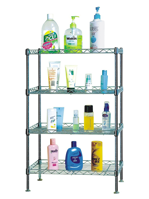 新款四層浴室架_衛生間雜物金屬層架_電鍍鉻新款四層浴室架_衛生間雜物金屬層架_電鍍鉻