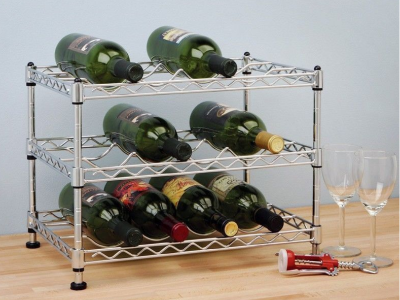家居用紅酒架紅酒架洋酒架金屬酒柜多層可調節酒柜