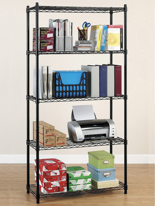 文件檔案輕型儲(chǔ)物置物網(wǎng)架_雜物間收納架_便捷安裝噴粉金屬架