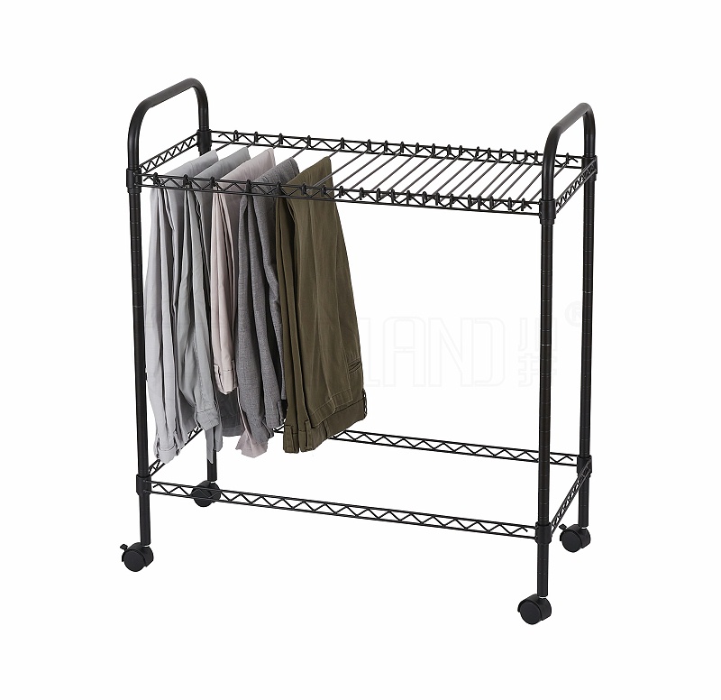 出口德國可移動金屬褲子收納架成功案例分享