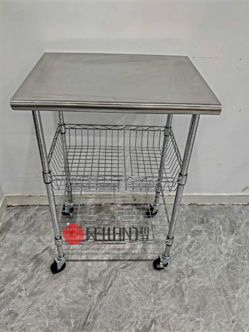 新款鍍鉻碳鋼配不銹鋼板工作臺 (1) 新款鍍鉻碳鋼配不銹鋼板工作臺 (1)