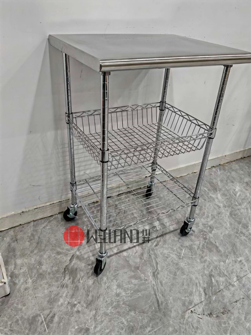 新款鍍鉻碳鋼配不銹鋼板工作臺 (2) 新款鍍鉻碳鋼配不銹鋼板工作臺 (2)