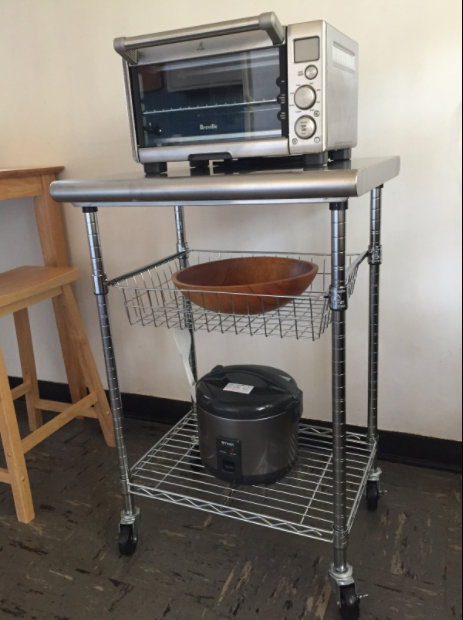 阿聯酉三層不銹鋼網籃廚房推車架成功案例分享-川井