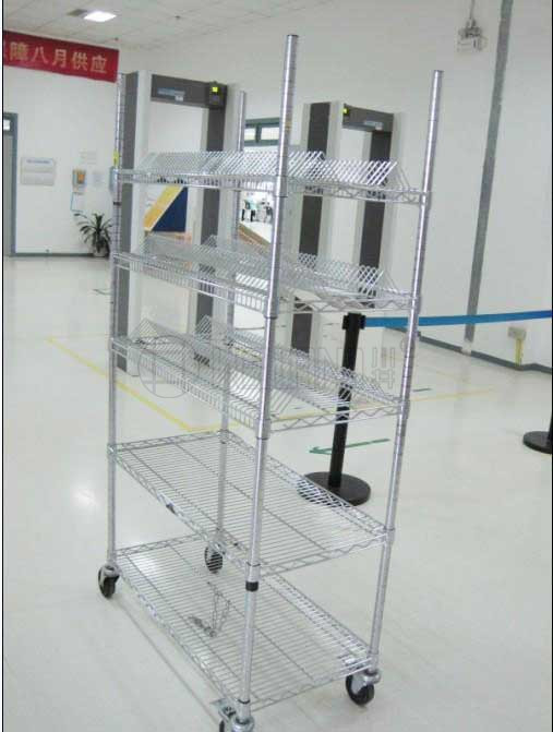 防靜電料盤推車-物料SMT推車-工廠專用峰網手推車-物料周轉車