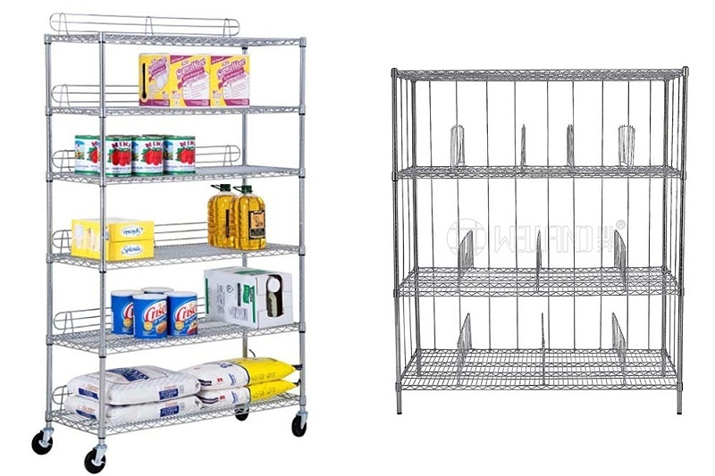 鍍鉻線網貨架的配件有哪些