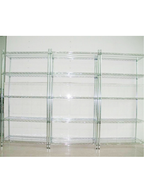 電子工廠車間現場可調層距鍍鉻線網貨架