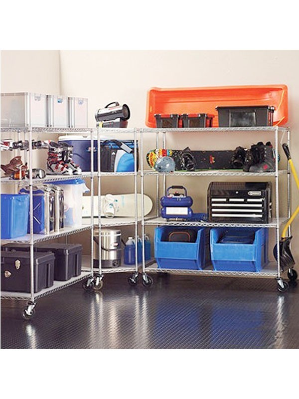 品質鍍鉻鐵藝倉庫儲物貨架