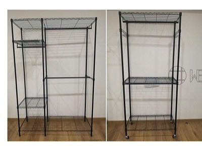 金屬(鐵制)簡(jiǎn)易衣櫥架特點(diǎn)簡(jiǎn)述