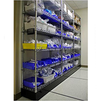 醫療藥品儲物醫院藥房金屬置物收納貨架_倉儲工程文檔資料整理架