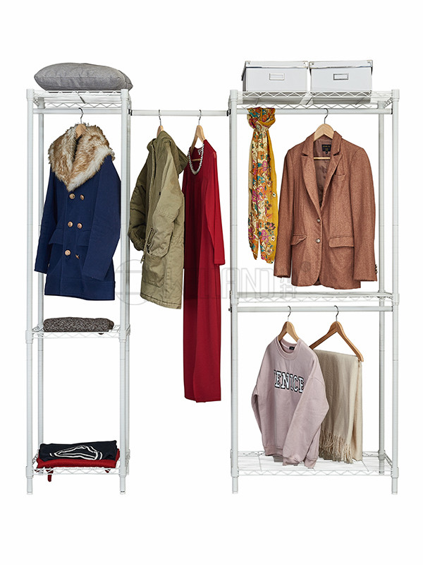 大尺寸組合珍珠白雙人實用大衣櫥 大尺寸組合珍珠白雙人實用大衣櫥