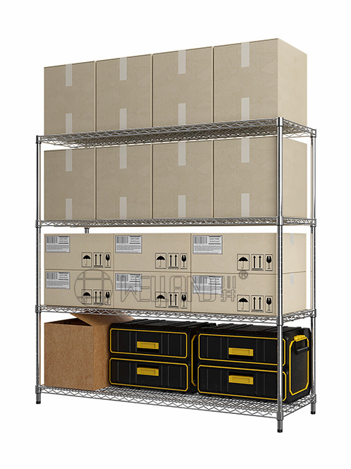 加厚碳鋼多層線網貨架