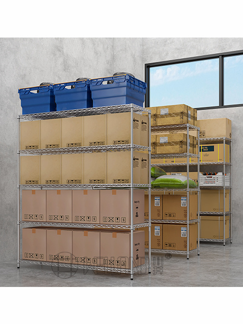 加厚碳鋼多層線網貨架