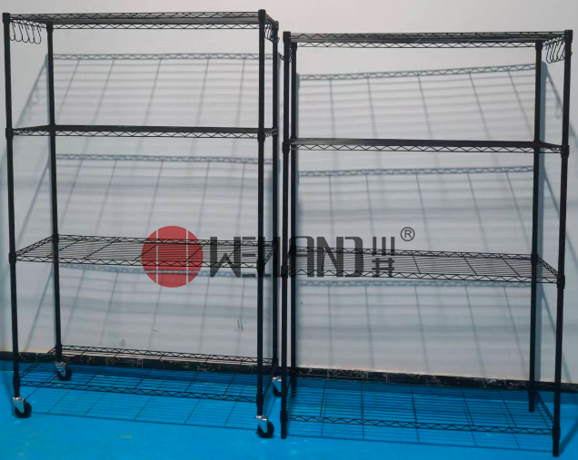 跨境電商暢銷四層貨架通過跌落測(cè)試包裝分享-中山常勝-川井置物架收納架貨架 (8)